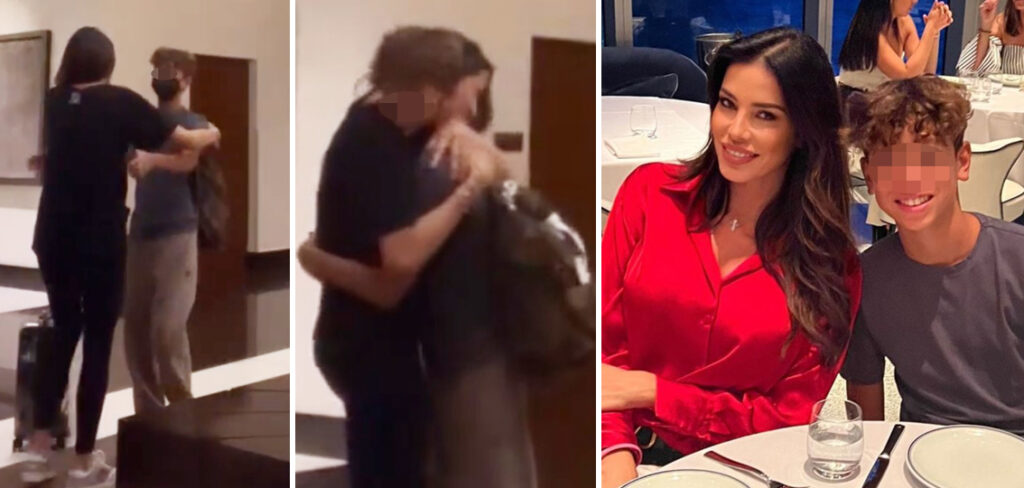 Aida Yespica rivede il figlio Aron dopo oltre 2 anni: le toccanti immagini