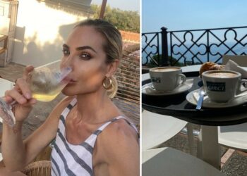 Ilary Blasi a Sabaudia, weekend da single