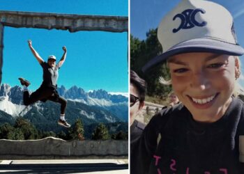 Emma Marrone in montagna con gli amici