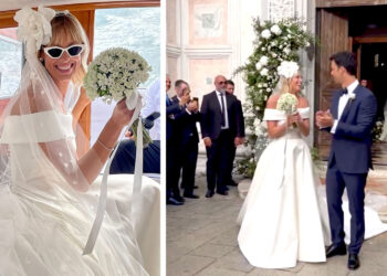 Federica Pellegrini ha sposato il suo allenatore Matteo Giunta con una romantica cerimonia a Venezia