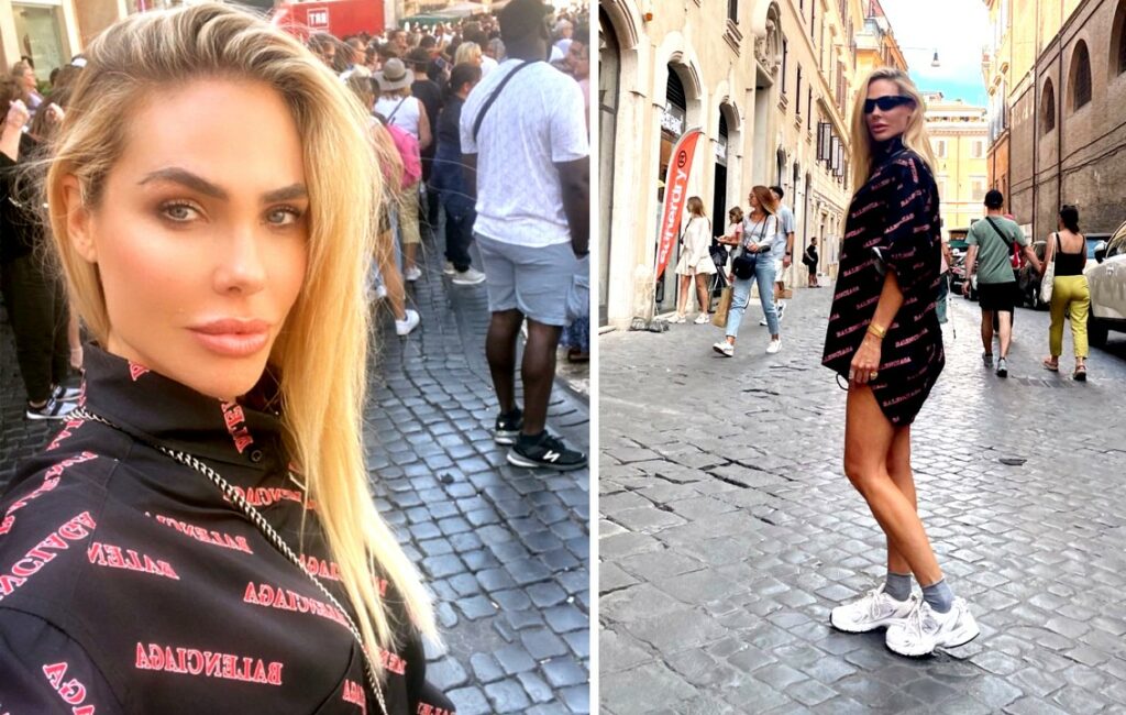 Ilary Blasi felice e sorridente in giro per il centro di Roma da single: guarda Ilary Blasi felice e sorridente in giro per il centro di Roma da single: guarda