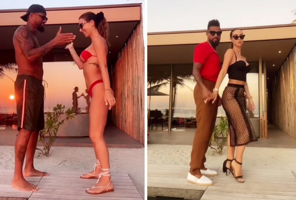 Kevin Prince Boateng e la terza moglie in vacanza ai tropici: guarda Kevin Prince Boateng e la terza moglie in vacanza ai tropici: guarda