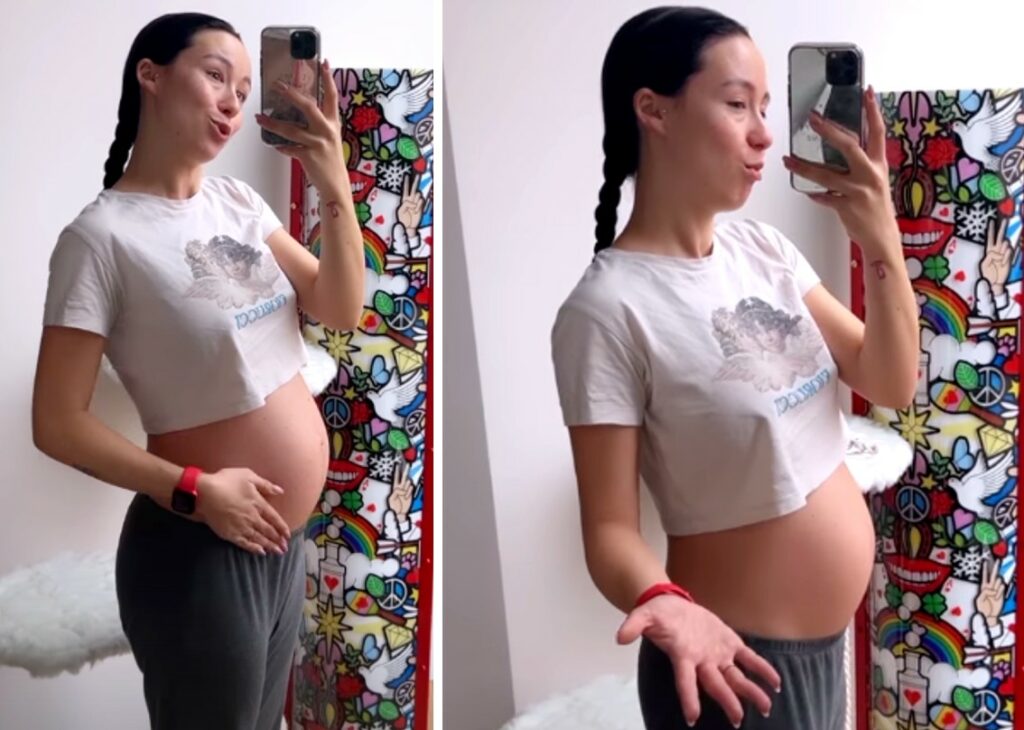 Aurora Ramazzotti scioccata dalla grandezza del suo pancione al quinto mese: ''Presto servirà una carriola'' Aurora Ramazzotti scioccata dalla grandezza del suo pancione al quinto mese: ''Presto servirà una carriola''