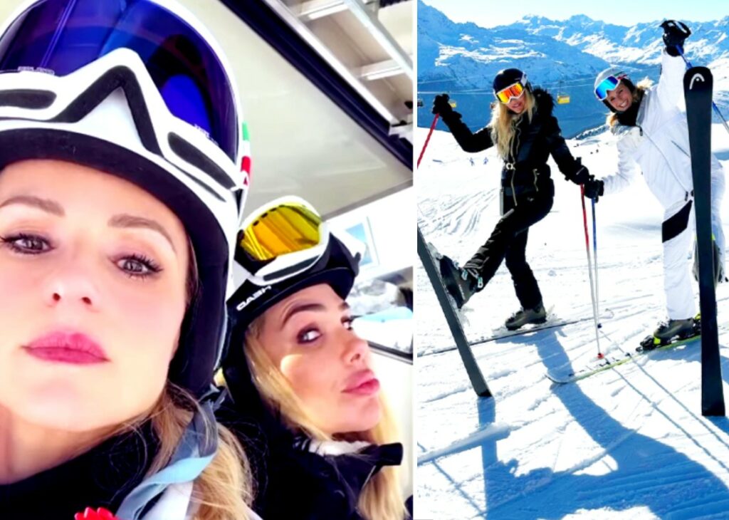 Ilary Blasi e Michelle Hunziker in vacanza insieme a St. Moritz con le figlie: foto Ilary Blasi e Michelle Hunziker in vacanza insieme a St. Moritz con le figlie: foto