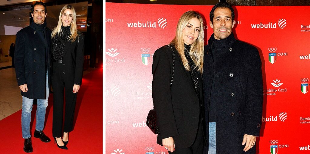 Dopo anni difficili, Elena Santarelli e il marito Bernardo Corradi tornano mondani in coppia sul red carpet: foto