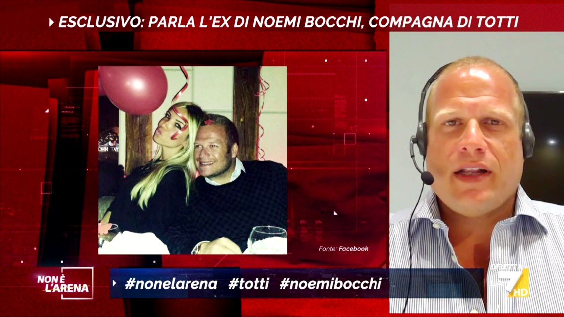 L Ex Marito Di Noemi Per La Prima Volta In Tv Contro La Bocchi Totti Ha Fatto Un Errore