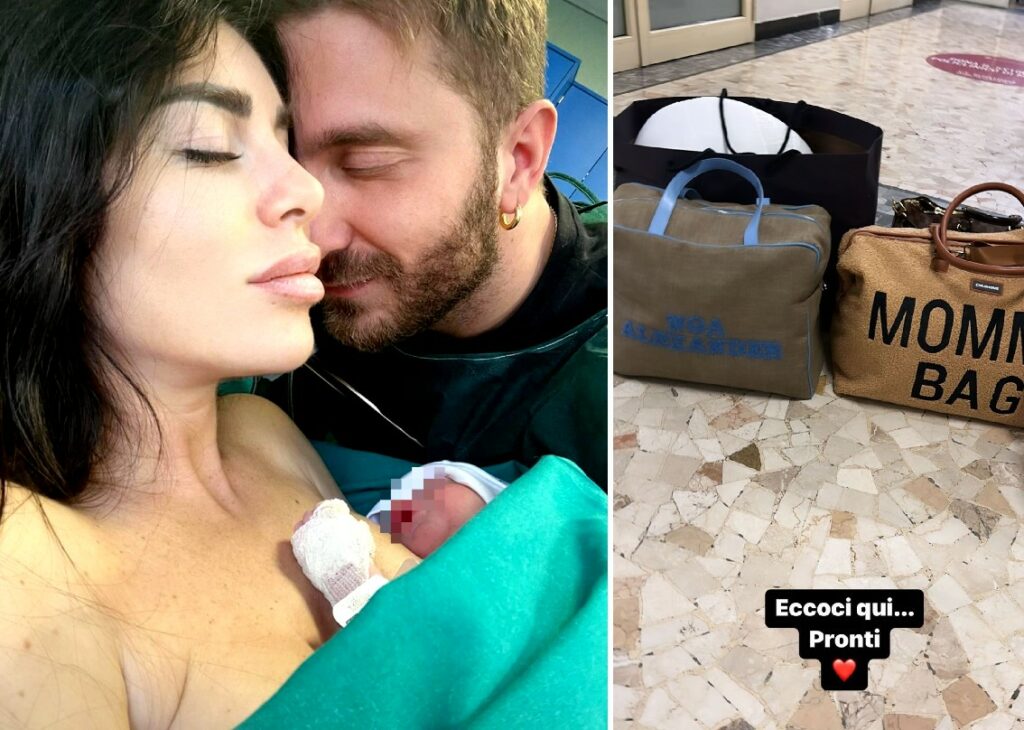 Bianca Atzei finalmente mamma, è nato Noa Alexander: l'annuncio e la prima foto a tre