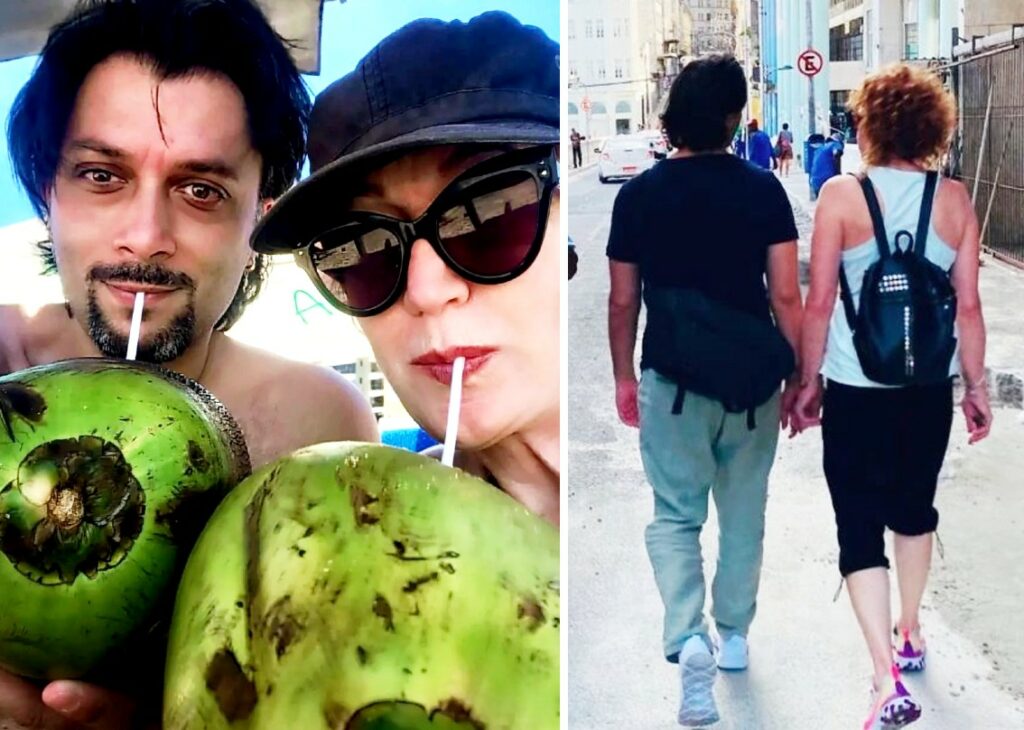 Fiorella Mannoia e il marito Carlo Di Francesco, che ha 26 anni meno di lei, sono sempre più felici: eccoli in vacanza in Brasile in questi giorni