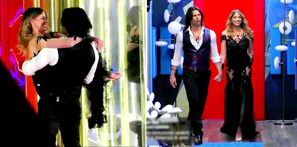 Luca Onestini e Ivana Mrazova riuniti nella Casa del GF Vip tra baci, abbracci e sguardi complici: ''Si amano ancora''