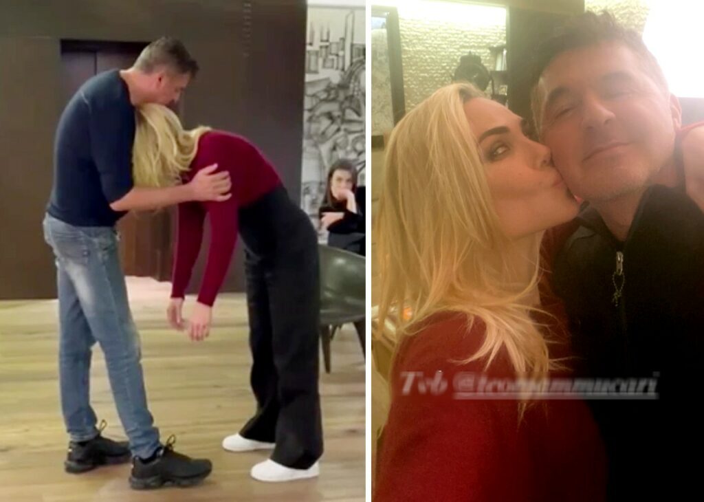 Ilary Blasi si lascia ipnotizzare da Teo Mammucari durante una cena con amici: le immagini Ilary Blasi si lascia ipnotizzare da Teo Mammucari durante una cena con amici: le immagini