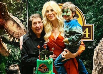 Paola Caruso per i 4 anni del figlio Michele organizza una mega festa a tema: guarda