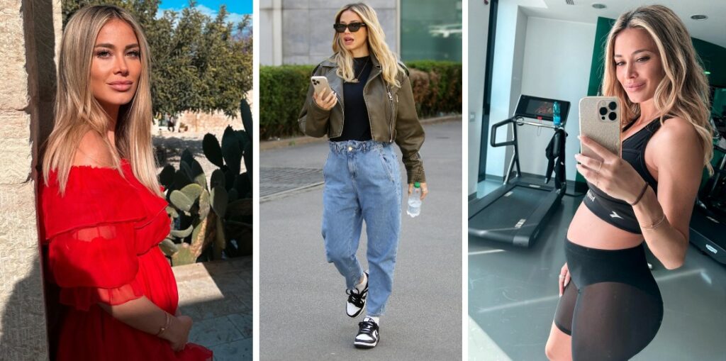 Diletta Leotta al quinto mese di gravidanza mostra il pancino durante l'allenamento: foto Diletta Leotta al quinto mese di gravidanza mostra il pancino durante l'allenamento: foto