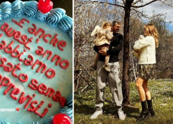 Luca Argentero festeggia 45 anni con la moglie e i figli