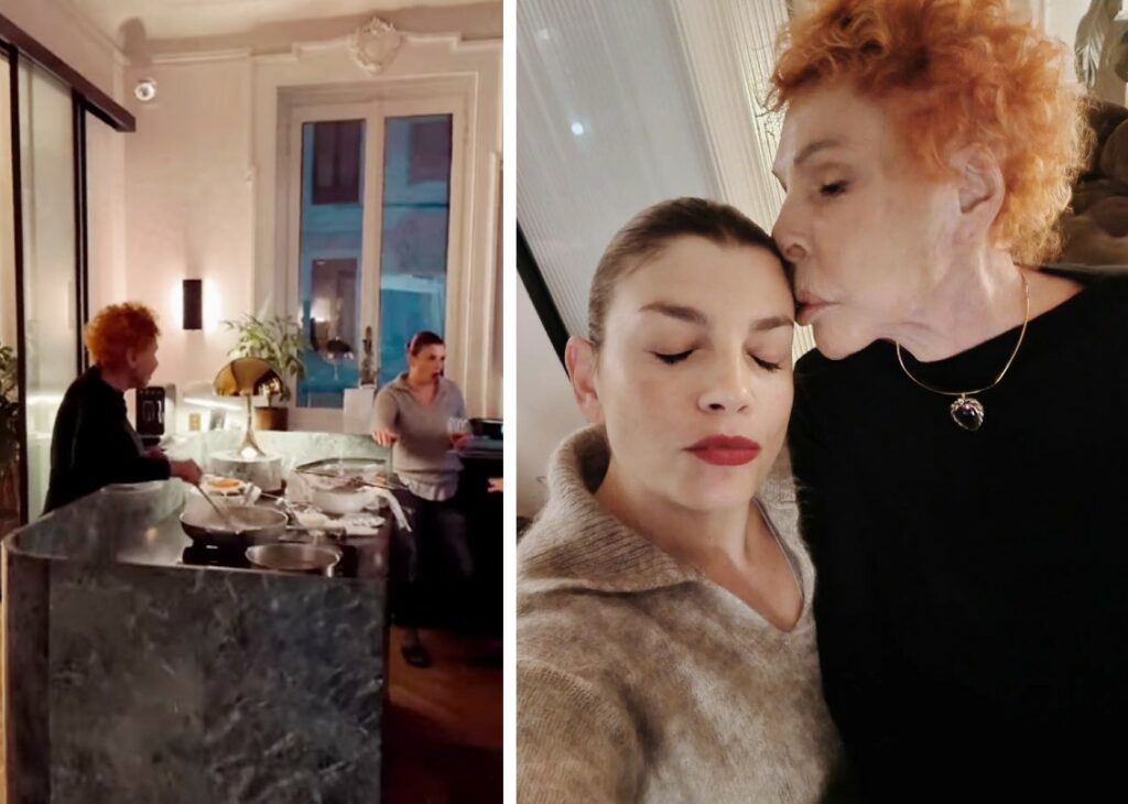Emma Marrone e Ornella Vanoni cucinano la cena insieme: le straordinarie immagini Emma Marrone e Ornella Vanoni cucinano la cena insieme: le straordinarie immagini