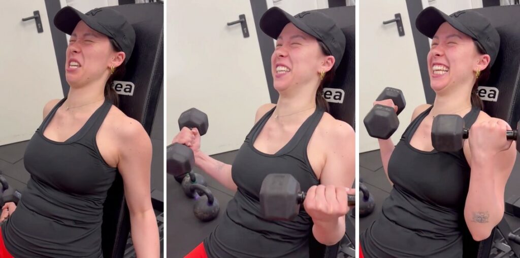 ''Non ha pietà di me'': Aurora Ramazzotti torna in palestra dopo il parto e fa una fatica immensa, se la prende col personal trainer