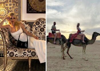 Ilary Blasi romantica in Marocco con Bastian