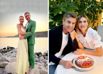 Martina Colombari e Alessandro Costacurta festeggiano 19 anni di matrimonio