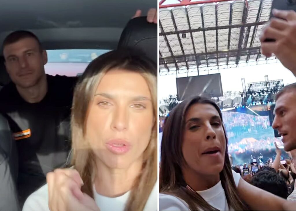 Elisabetta Canalis e il presunto fidanzato Georgian Cimpeanu insieme anche a Milano per il mega concerto di Tiziano Ferro: guarda Elisabetta Canalis e il presunto fidanzato Georgian Cimpeanu insieme anche a Milano per il mega concerto di Tiziano Ferro: guarda