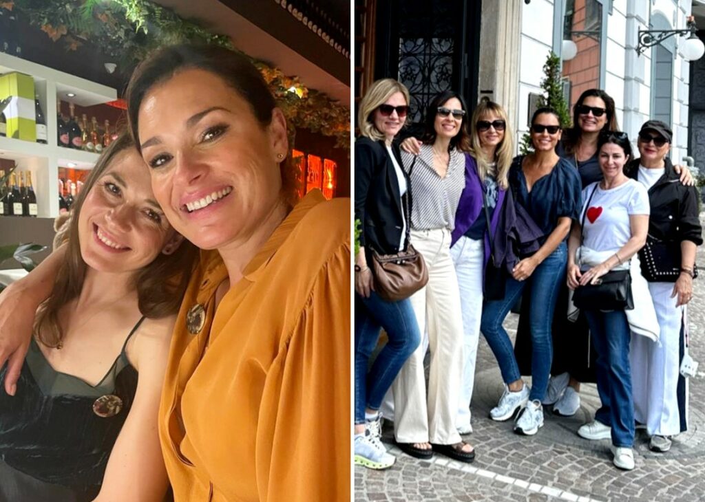 Alena Seredova festeggia l'addio al nubilato a Napoli con le amiche: foto Alena Seredova festeggia l'addio al nubilato a Napoli con le amiche: foto
