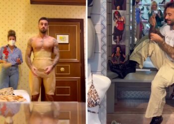 Andreas Muller in tv si trasforma in una drag queen