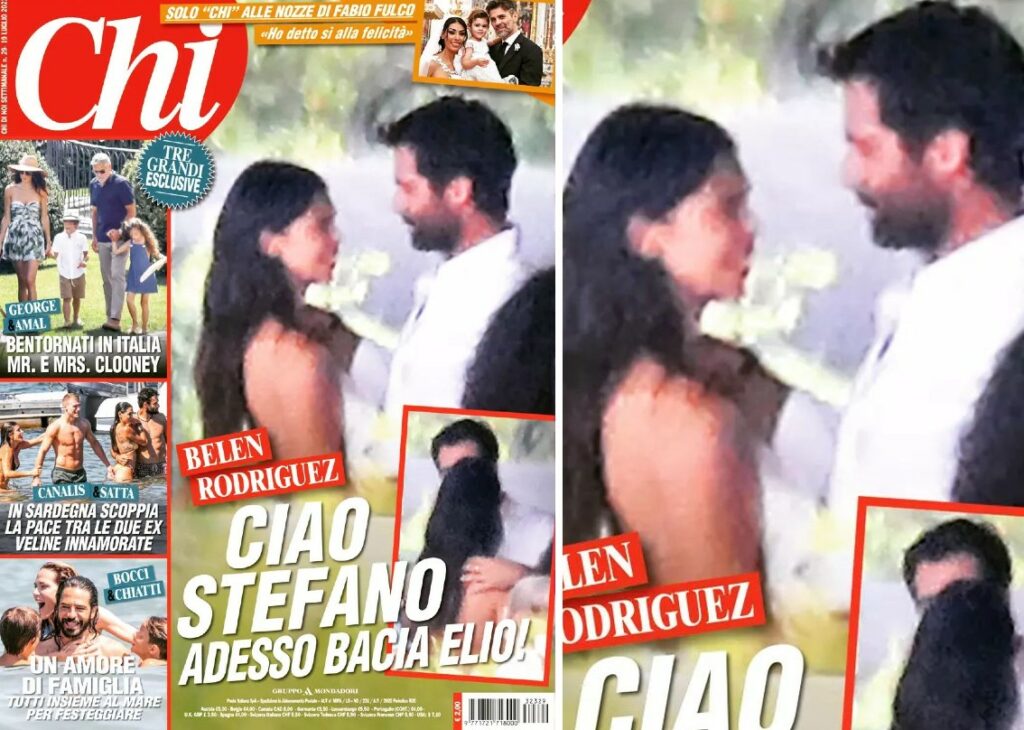 Per 'Chi' Belen Rodriguez ora sta con l’imprenditore Elio Lorenzoni, matrimonio con Stefano De Martino finito Per 'Chi' Belen Rodriguez ora sta con l’imprenditore Elio Lorenzoni, matrimonio con Stefano De Martino finito
