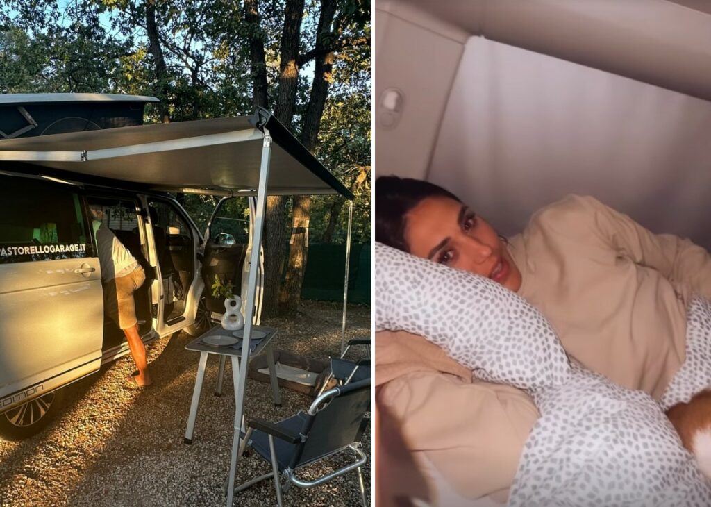 Vacanze alternative per Cecilia Rodriguez e Ignazio Moser: prima notte in campeggio in Francia, ecco com'è andata Vacanze alternative per Cecilia Rodriguez e Ignazio Moser: prima notte in campeggio in Francia, ecco com'è andata