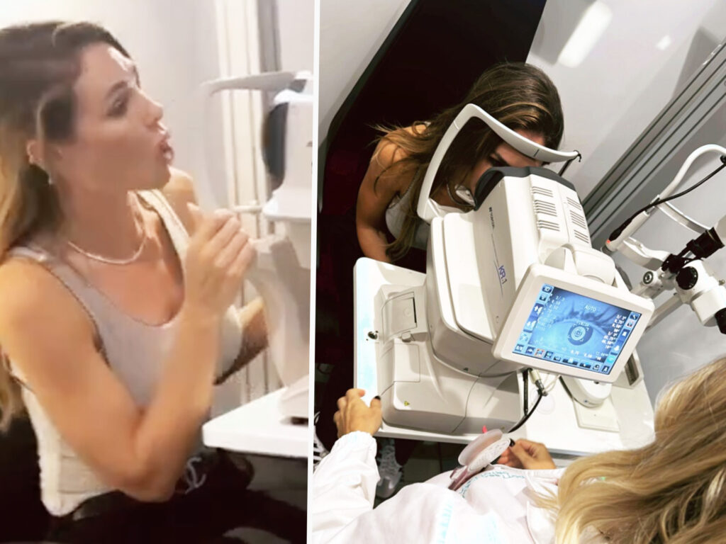 Ilary Blasi va a farsi controllare la vista dalla sorella oculista Melory e tira una frecciatina alla nuova compagna di Totti: video