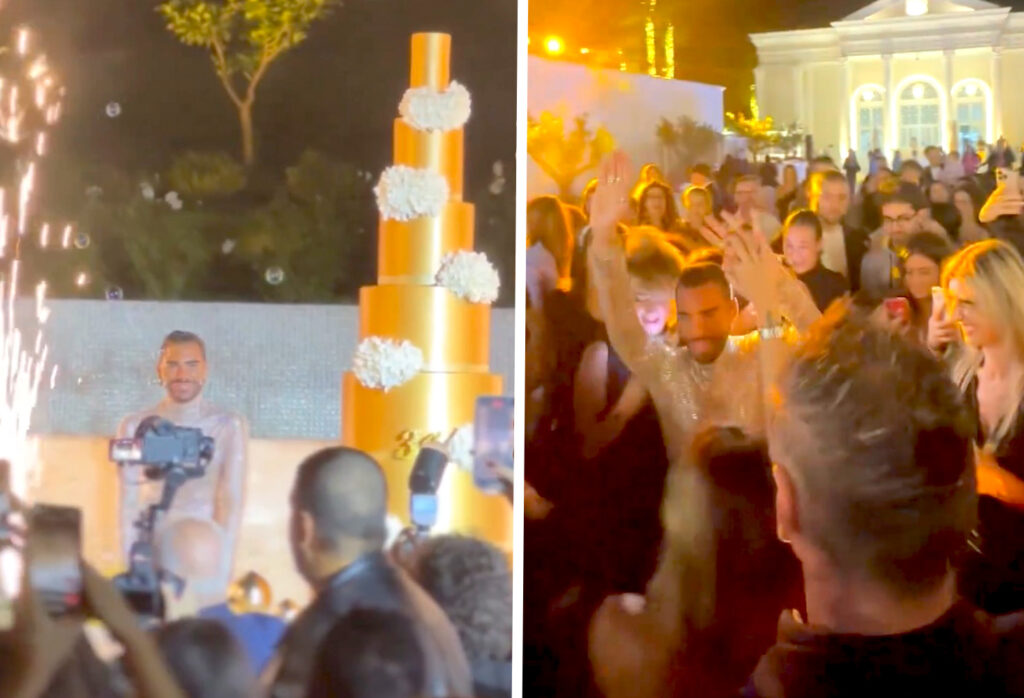 Federico Fashion Style festeggia i 34 anni con una mega torta e un bagno di folla in Puglia: guarda
