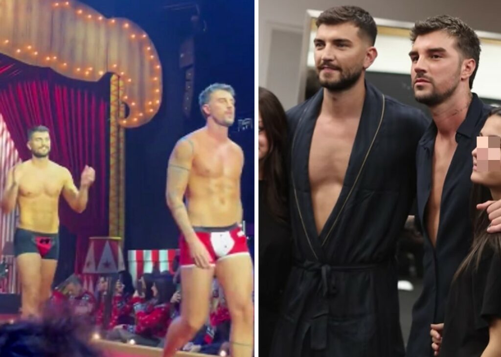 Andrea Damante e Marco Fantini sfilano insieme in mutande: guarda Andrea Damante e Marco Fantini sfilano insieme in mutande: guarda