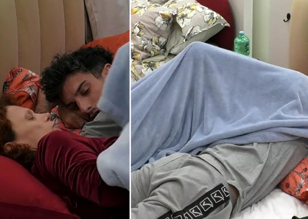 Beatrice Luzzi e Giuseppe Garibaldi avvinghiati sotto le coperte al Grande Fratello: cos'è successo tra i due? Le immagini Beatrice Luzzi e Giuseppe Garibaldi avvinghiati sotto le coperte al Grande Fratello: cos'è successo tra i due? Le immagini