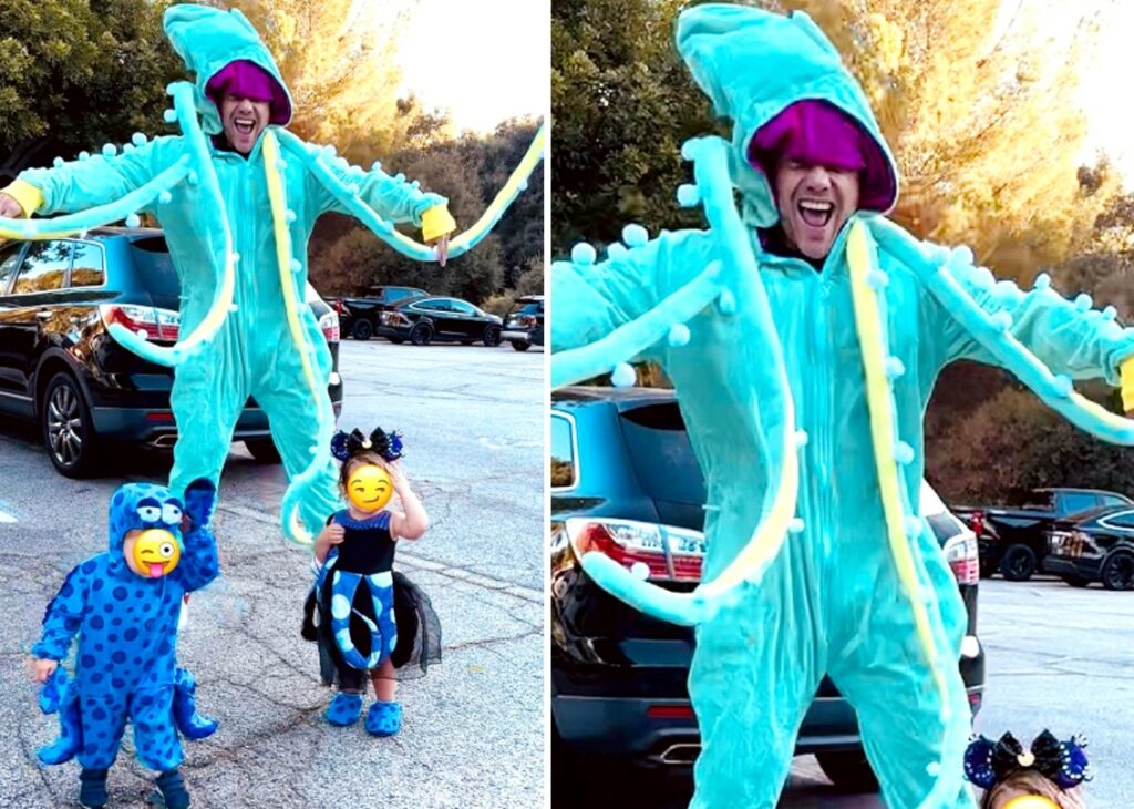 Tiziano Ferro nel bel mezzo del divorzio ritrova il sorriso con i figli ad Halloween: foto Tiziano Ferro nel bel mezzo del divorzio ritrova il sorriso con i figli ad Halloween: foto