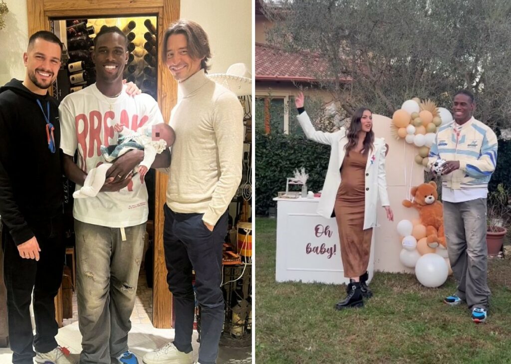 Enock Barwuah festeggia il gender reveal con il fratello Mario Balotelli e gli ex gieffini Oppini e Zelletta: guarda Enock Barwuah festeggia il gender reveal con il fratello Mario Balotelli e gli ex gieffini Oppini e Zelletta: guarda
