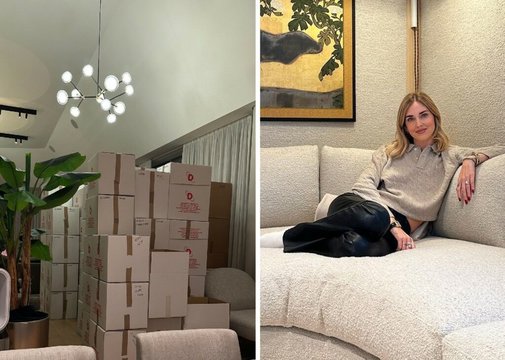 Scatoloni pronti, manca pochissimo al trasloco: Chiara Ferragni mostra nuove foto della casa extralusso in cui sta per trasferirsi Scatoloni pronti, manca pochissimo al trasloco: Chiara Ferragni mostra nuove foto della casa extralusso in cui sta per trasferirsi