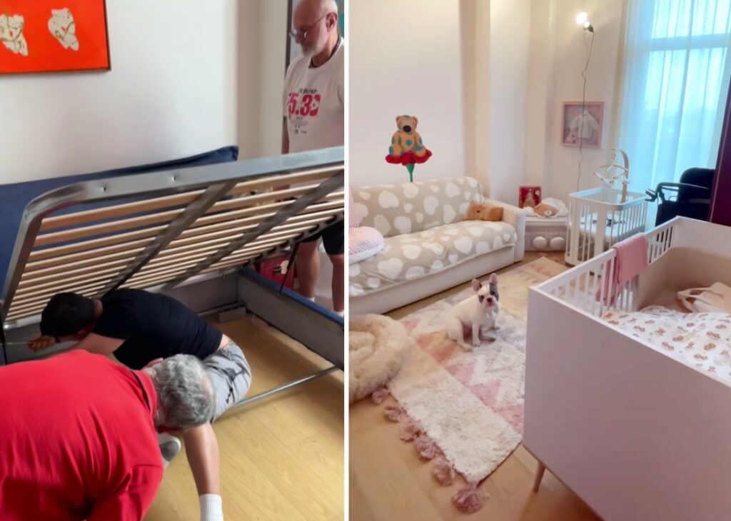 Federica Pellegrini a pochi giorni dal parto mostra la cameretta che ha preparato per la figlia: guarda