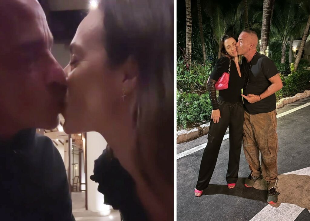 Eros Ramazzotti inizia l'anno nuovo ''al bacio'' in Messico con la compagna Dalila Gelsomino: guarda Eros Ramazzotti inizia l'anno nuovo ''al bacio'' in Messico con la compagna Dalila Gelsomino: guarda