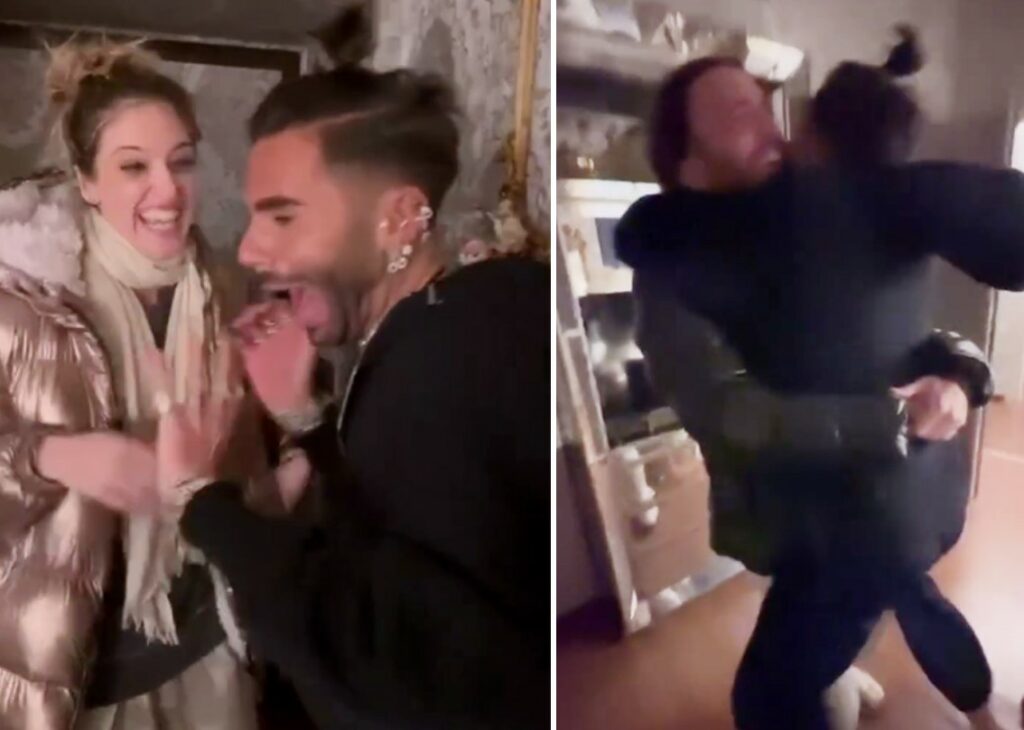 Guenda Goria gli dice che è incinta, Federico Fashion Style impazzisce letteralmente: guarda la sua reazione euforica