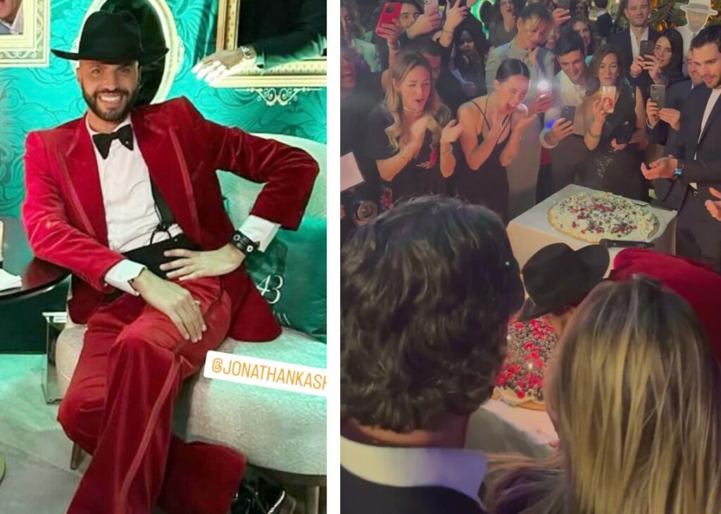 Jonathan Kashanian ha festeggiato 43 anni: da Aurora Ramazzotti al nuovo fidanzato della Hunziker, ecco chi c’era