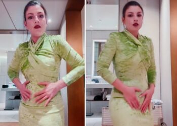 Emma Marrone mostra i miracoli dell'intimo contenitivo