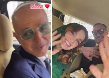 Le nozze di Gaia Bermani Amaral con il regista Rocco Ricciardulli