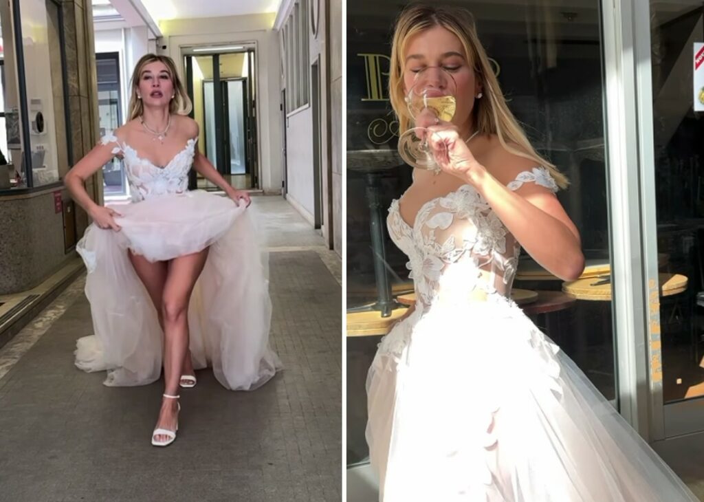 Clizia Incorvaia cambia il vestito da sposa a meno di due mesi dalle nozze e corre a Milano per la nuova prova abito: guarda Clizia Incorvaia cambia il vestito da sposa a meno di due mesi dalle nozze e corre a Milano per la nuova prova abito: guarda