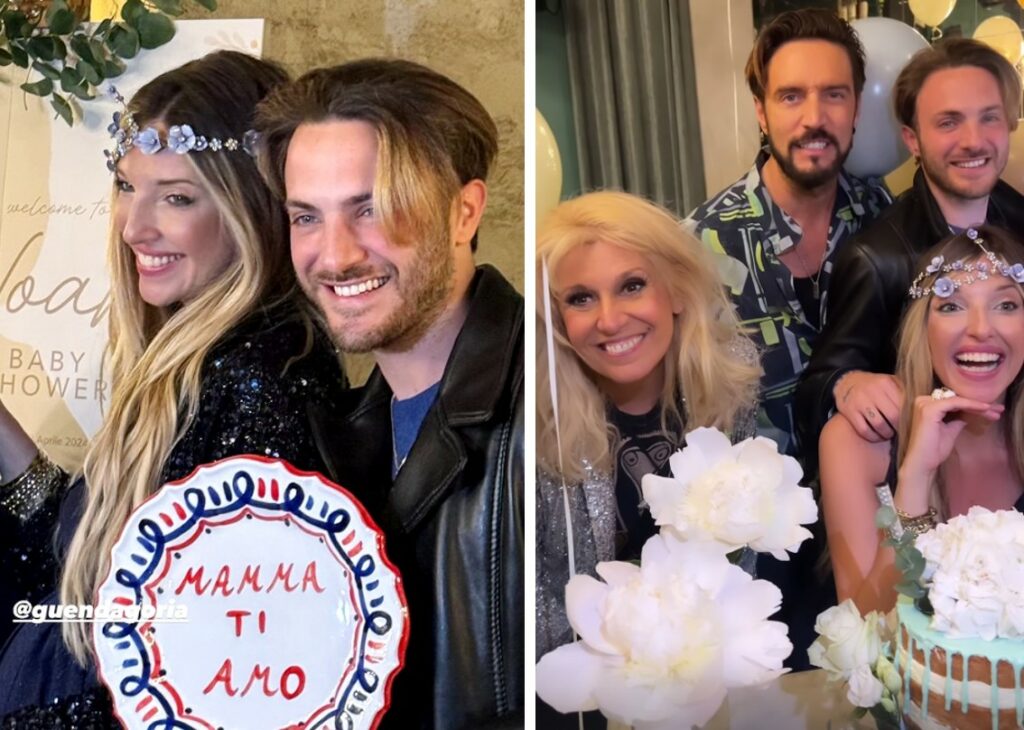 Guenda Goria emozionata al babyshower per il suo Noah, organizzato dall'agenzia di Barbara d'Urso: guarda