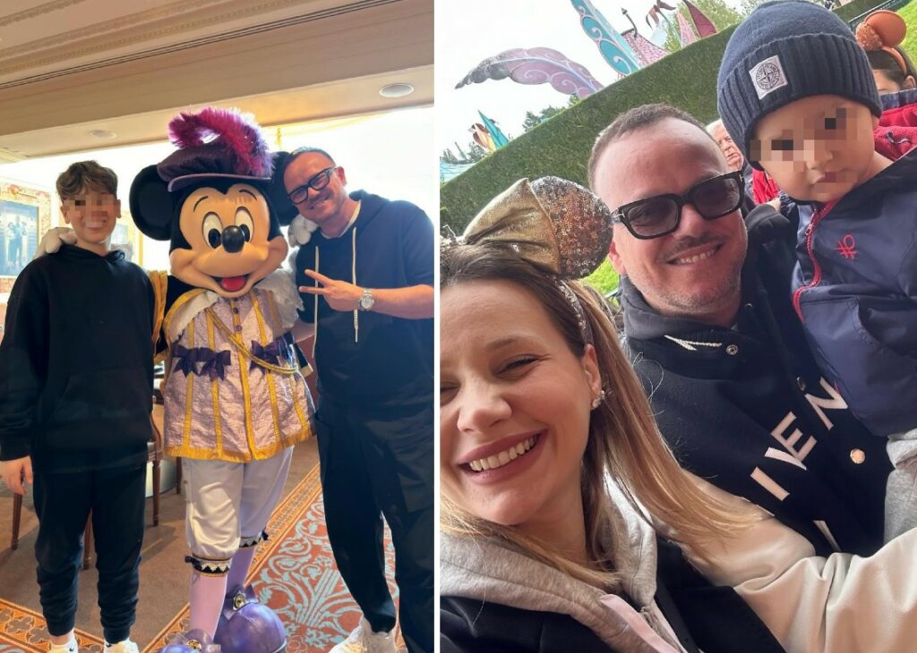 Gigi D'Alessio vola a Parigi con la compagna incinta e il figlio piccolo: con loro anche Andrea, avuto da Anna Tatangelo, foto Gigi D'Alessio vola a Parigi con la compagna incinta e il figlio piccolo: con loro anche Andrea, avuto da Anna Tatangelo, foto