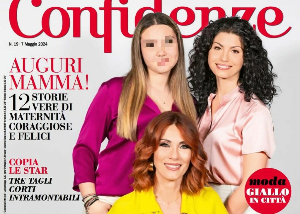 ''Ci siamo visti tre volte e sono rimasta incinta'': Milena Miconi posa con le figlie in copertina e racconta com'è nata la sua famiglia