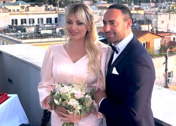 L’ex Miss Italia Manila Nazzaro ha sposato il ballerino Stefano Oradei: le immagini