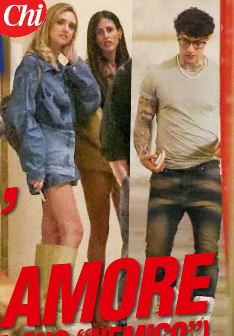 Chiara Ferragni Paparazzata Insieme Al Rapper Tony Effe Nemico Di