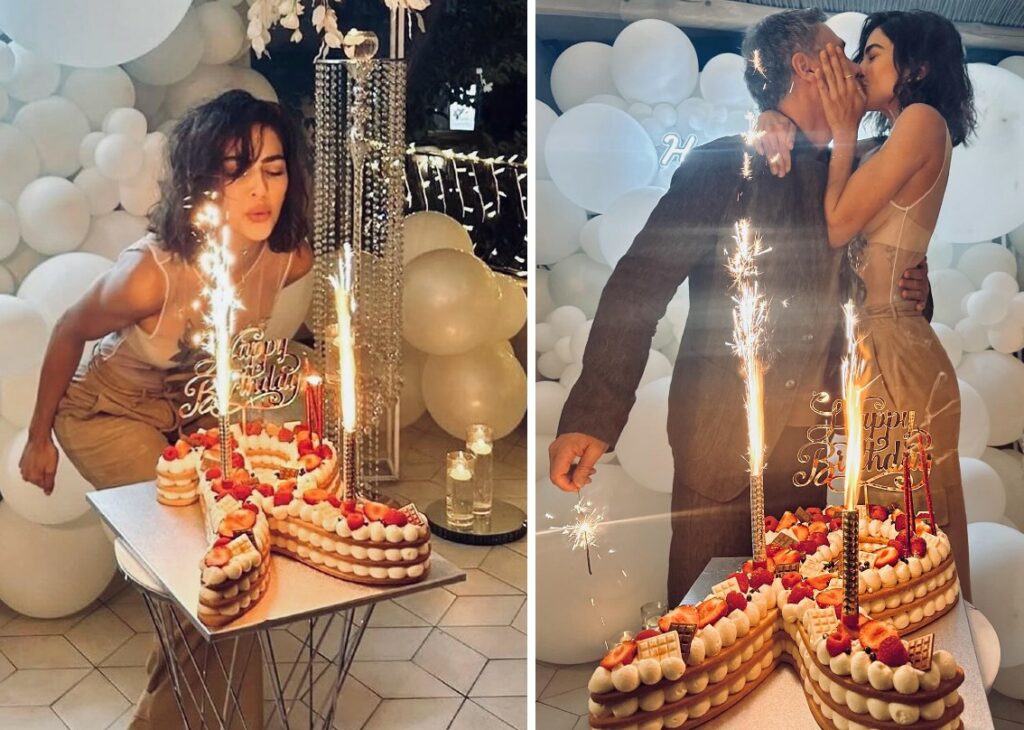Rocìo Munoz Morales festeggia 36 anni col suo Raoul Bova e gli amici più cari a Roma: le foto del party 'ballerino'