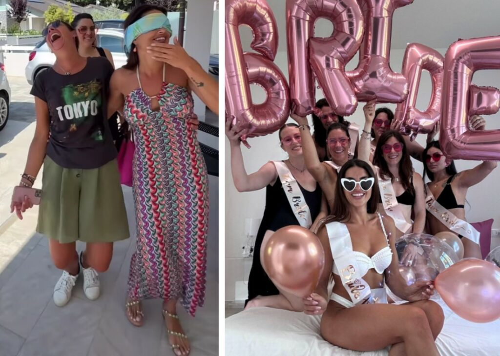 L'ex tronista Teresa Langella festeggia l'addio al nubilato al mare con le amiche un mese e mezzo prima delle nozze con Andrea Dal Corso L'ex tronista Teresa Langella festeggia l'addio al nubilato al mare con le amiche un mese e mezzo prima delle nozze con Andrea Dal Corso