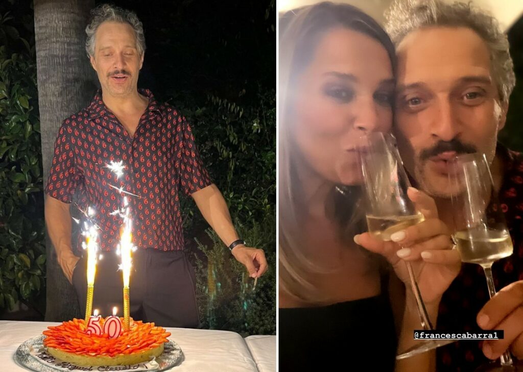 Francesca Barra e Claudio Santamaria festeggiano 7 anni di matrimonio e poi anche i 50 anni di lui: immagini della festa Francesca Barra e Claudio Santamaria festeggiano 7 anni di matrimonio e poi anche i 50 anni di lui: immagini della festa