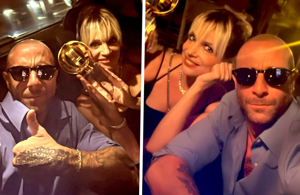 Micaela Ramazzotti e il compagno personal trainer Claudio Pallitto di nuovo in pubblico insieme: festeggiamenti notturni dopo il premio