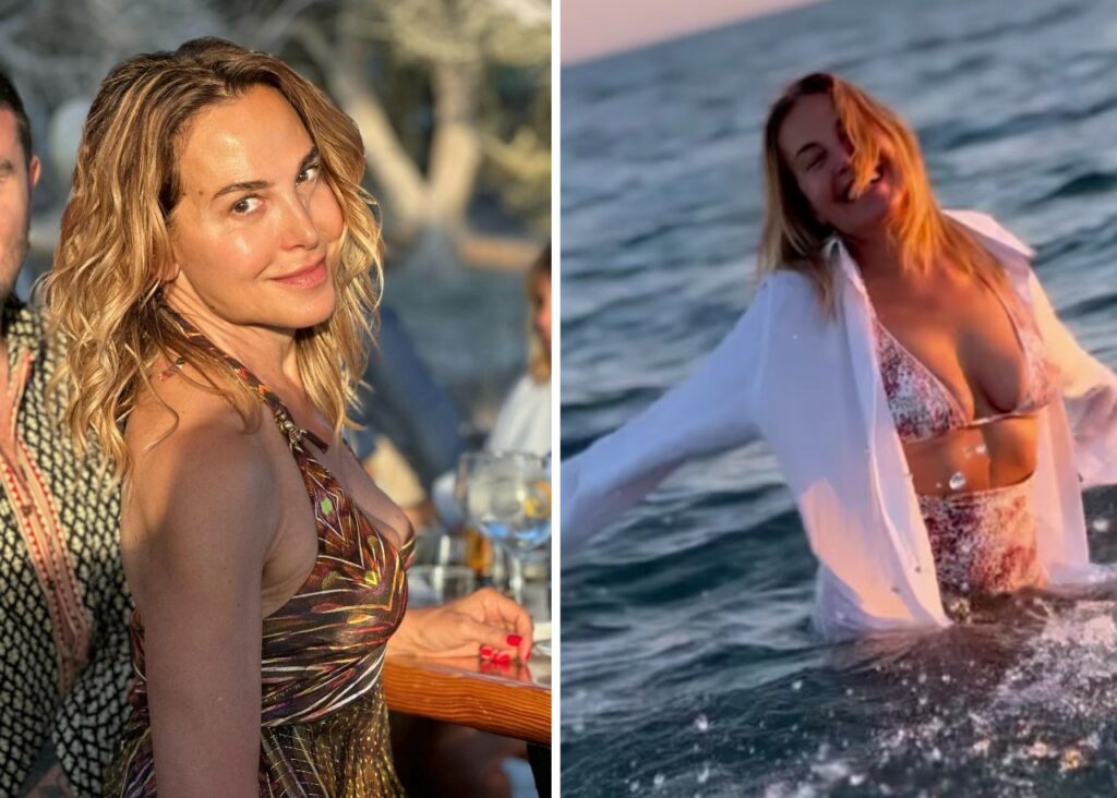 Barbara D'Urso senza trucco si gode le vacanze al mare nella sua villa